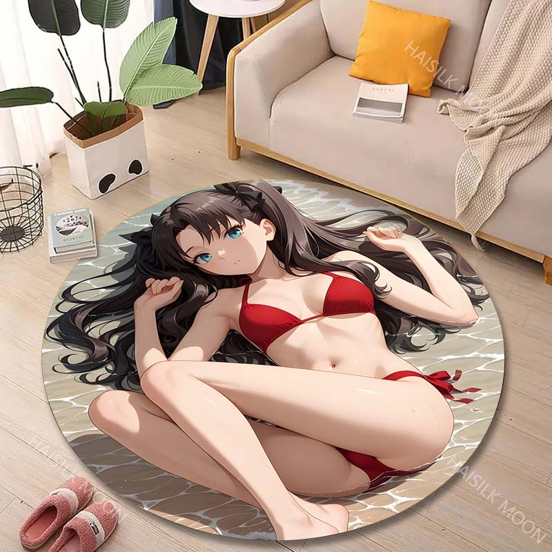 Printing On Commercial - 1PC Red bikini on beach Print