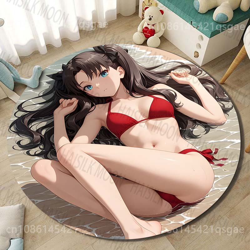 1PC Red bikini on beach Print  - Printing On Commercial review and price