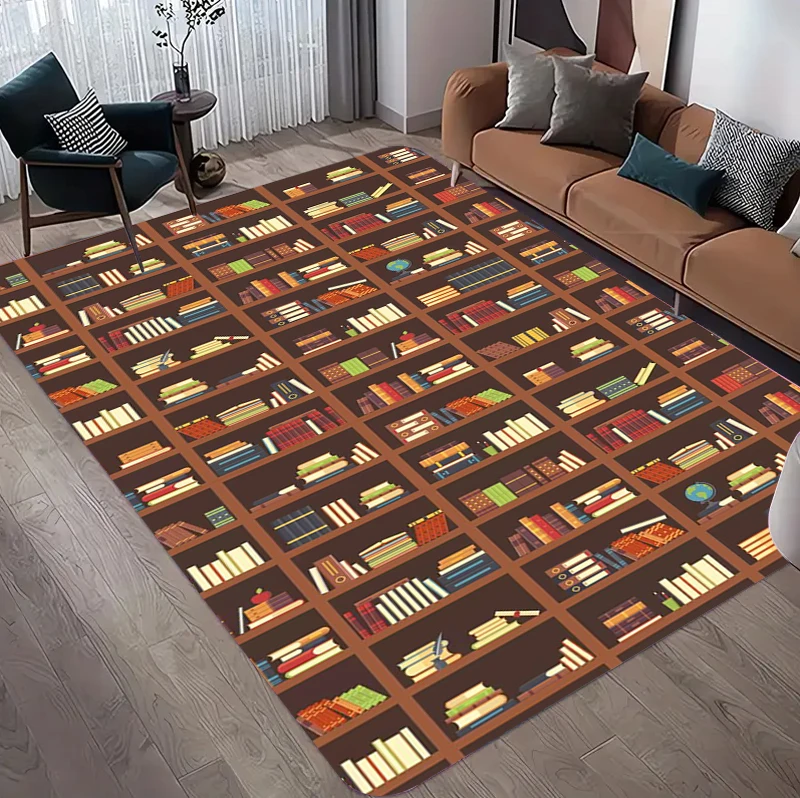 Vintage Book Print Area Rug, R - Commercial Book Printing Machines review and price
